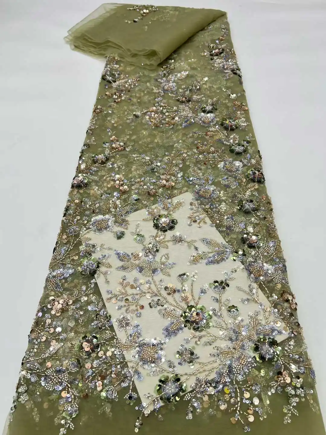 Afrikanische 3D Blume Spitze Stoff Stickerei Französisch Mesh Spitze Stoff Mit Pailletten Bräutigam Nigerianischen Tüll Spitze Für Party Dr