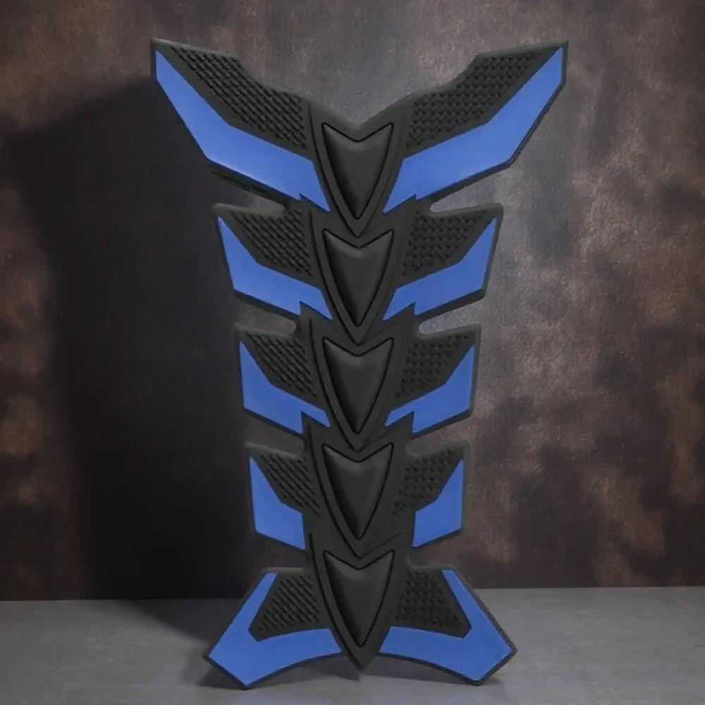 

Motorcycle 3D Carbon Fiber Tank Pad Protector Sticker Fish Bone Style Car-styling Accessories