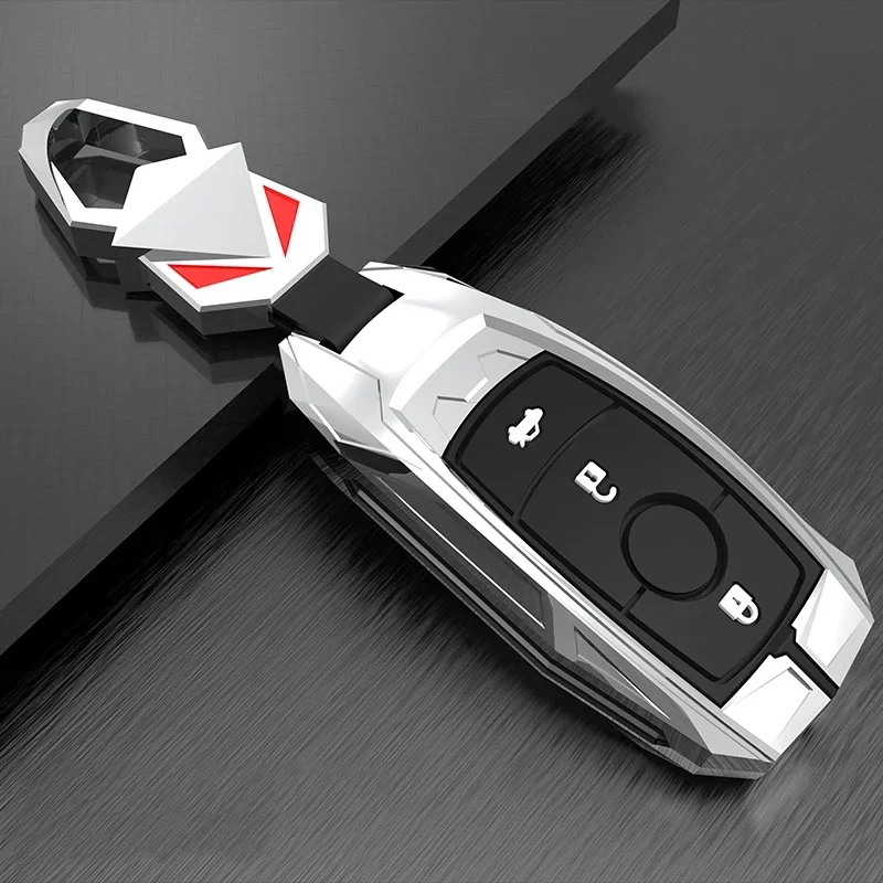 

Alloy Remote Key Cover Case For Mercedes Benz A C E S G Class GLC CLE CLA GLB GLS W177 W205 W213 W222 X167 AMG Car Accessories