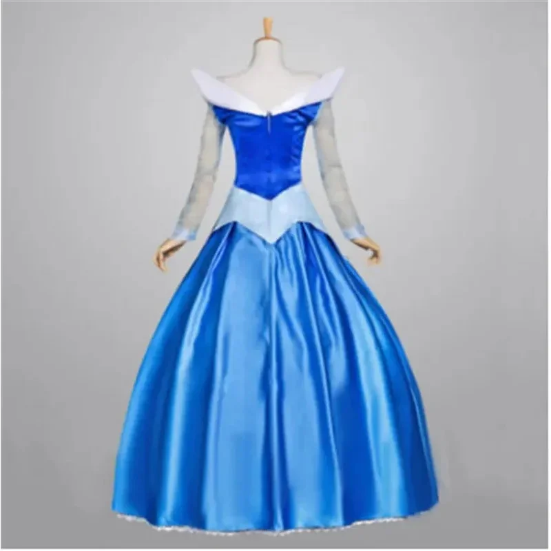

CyFilm Sleeping Beauty Princess Luxury Fantasy Adult Dress Cosplay Costume Halloween Christmas Women Cape Dress Set