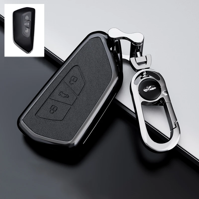 Car Remote Key Case Cover Fob Suit For Volkswagen For VW Golf 8 MK8 GTI MK8 ID 4 ID 6 ID 3 TALAGON TERAMONT Car Key Cover Case