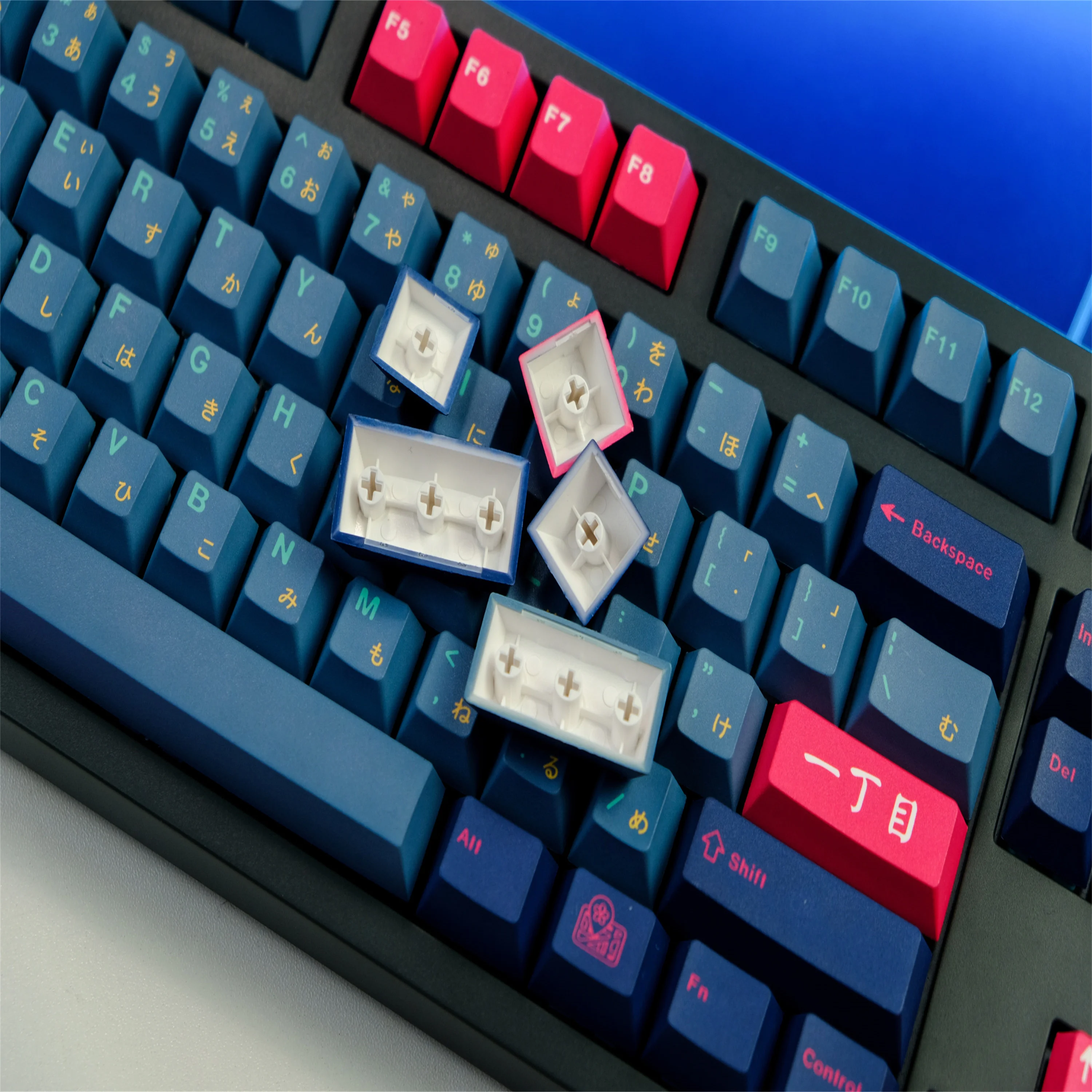 Kabukicho keycap 129-key PBT keycap Cherry Original factory height five-sided sublimation process