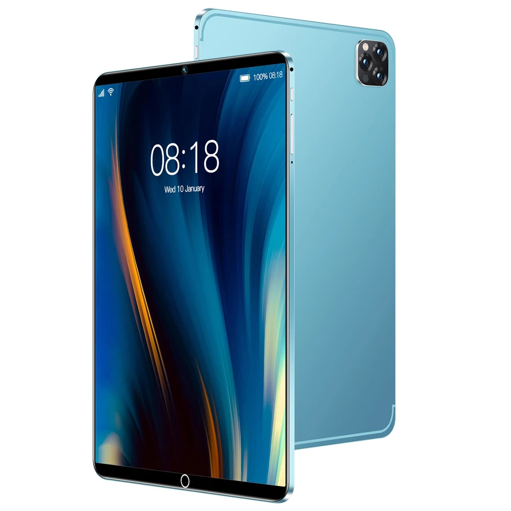 Scheda versione globale 10.1 pollici 8GB + 256GB ROM Android 12 / 8000mAh 10 Core processore supporto 4G/5G Google Play Tablet originale 2024