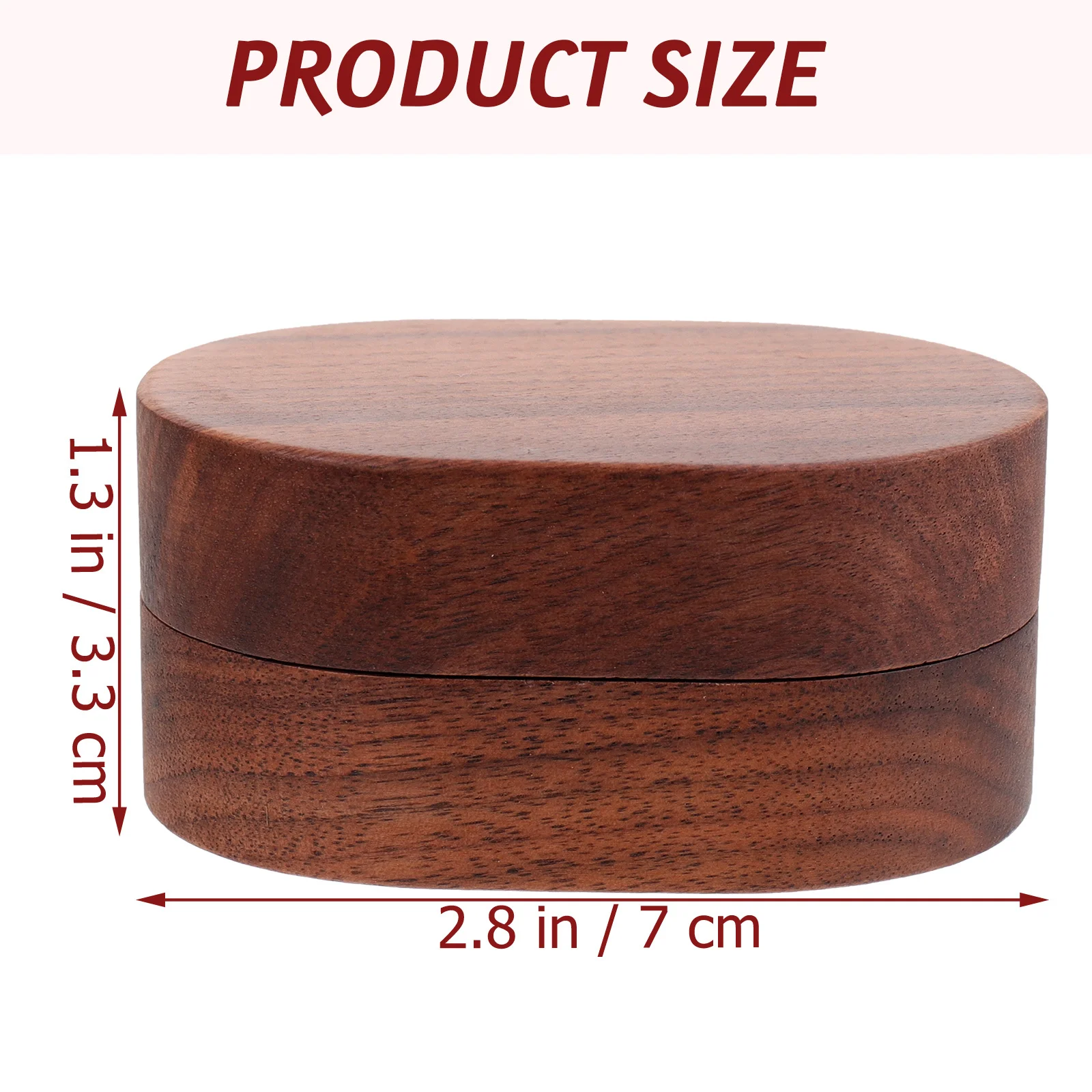 ريفي الصلبة الخشب خاتم صندوق مجوهرات الخطوبة حقيبة للتخزين مثالية لخواتم اقتراح الزفاف هدية صندوق خاتم الخطوبة #5