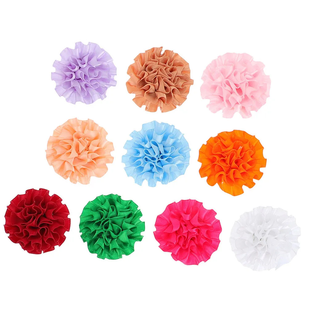 

10 Pcs Accessories Colorful Flower Bow Decorations for Dog Cat Small Pets Collar Charms Pet Collar Flowers Gifts