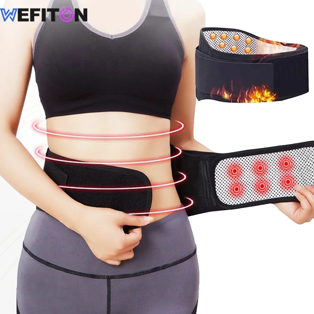 1PCS Heating Waist Belt,Self Heating Lumbar Belt Lower Back Support For Herniated Disc,Wasit Lumbar Support For Women Men