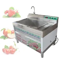 Commercial Automatic Ultrasonic Ozone Bubble Banana Cleaner Leafy Washer Vegetable And Fruit Washing Machine