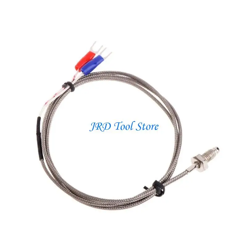 A2UD K-Type Thermocouple Temperature Sensors Thread Probe for Ovens/Kilns