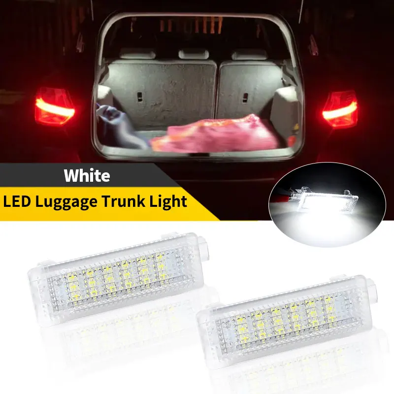 2PCS For Ford Focus MK3/4 C-Max Transit V363 Tourneo Connect Land Rover LR2/3/4 LED Trunk Luggage Door Footwell Courtesy Light