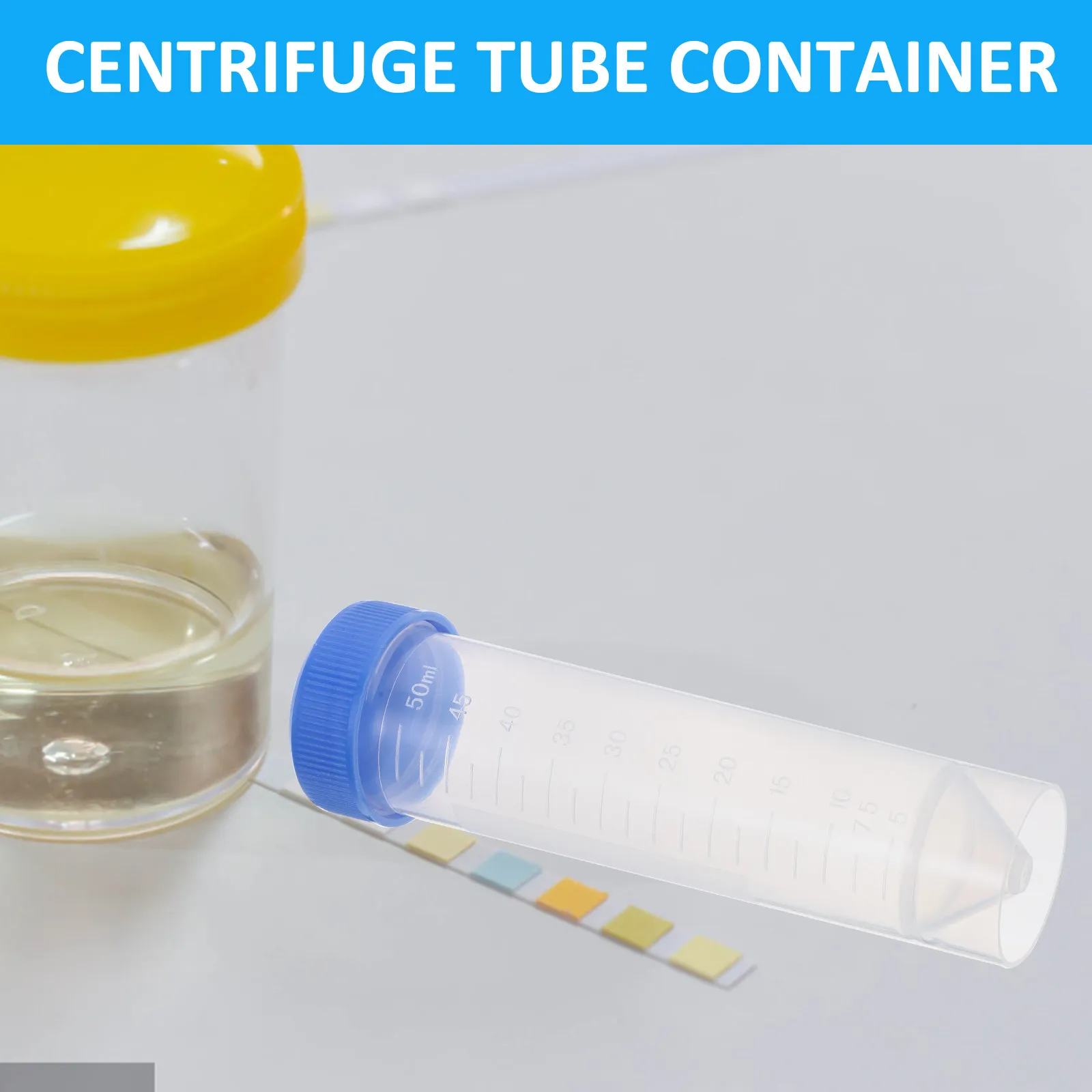 

25Pcs 50Ml Centrifuge Tubes with Tight Seal Lid High Speed Compatible Clear Graduated Tube for Sample Storage Centrifuge Tube