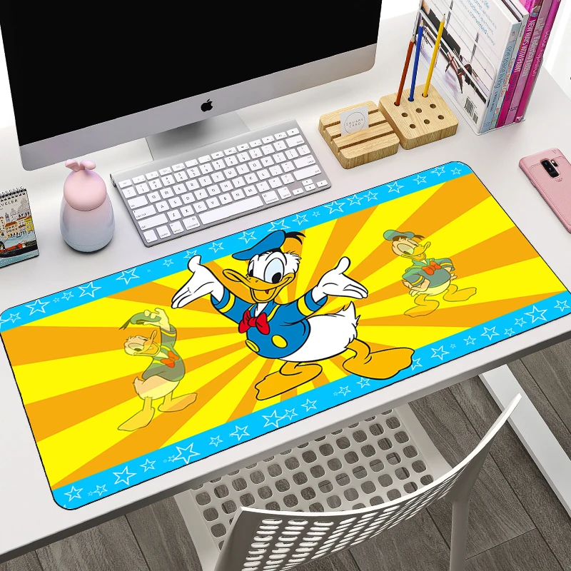 Donald Daisy Duck Kawaii Mouse Pad Laptop Cartoon Anime Keyboard Mousepad Large Home Computer Gaming Accessories Desk Mat Carpet