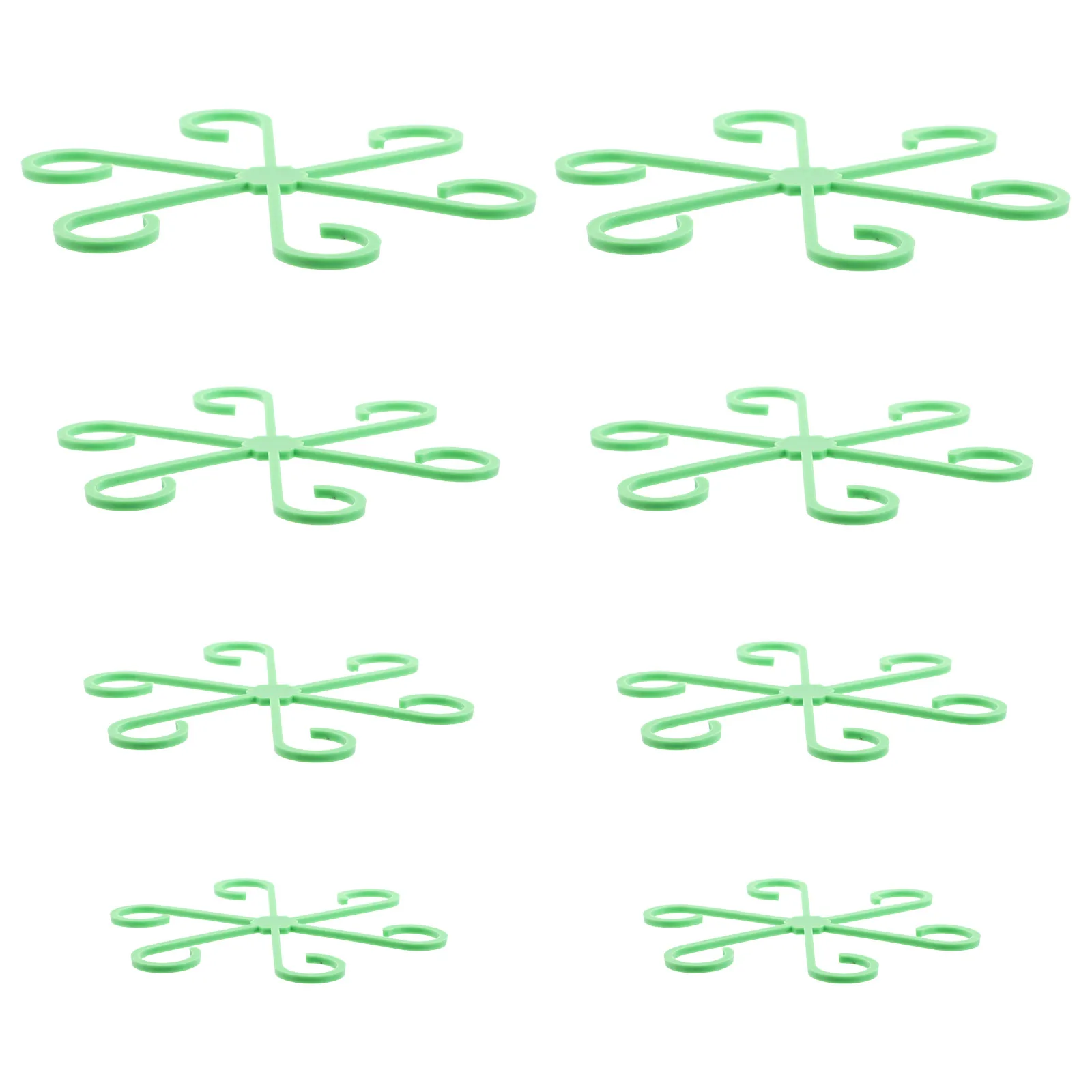 

8pcs Plant Support Stakes Adjustable Height For Indoor Plants Flower Stem Holder Bonsai Cage Reusable Vine Support Garden