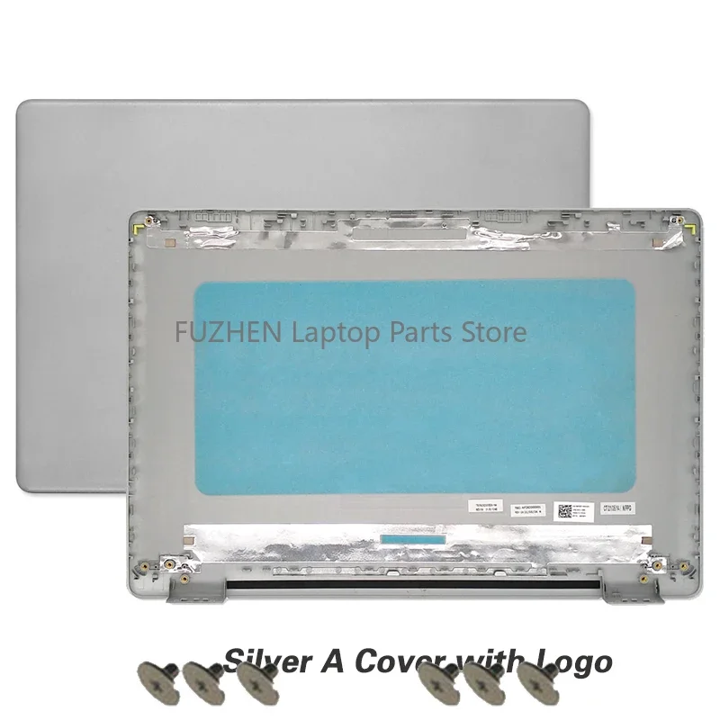 New For Dell Inspiron 3501 3505 Laptop LCD Rear Cover/Front Frame/Palm Pad Keyboard/Bottom Cover/hinges Silver