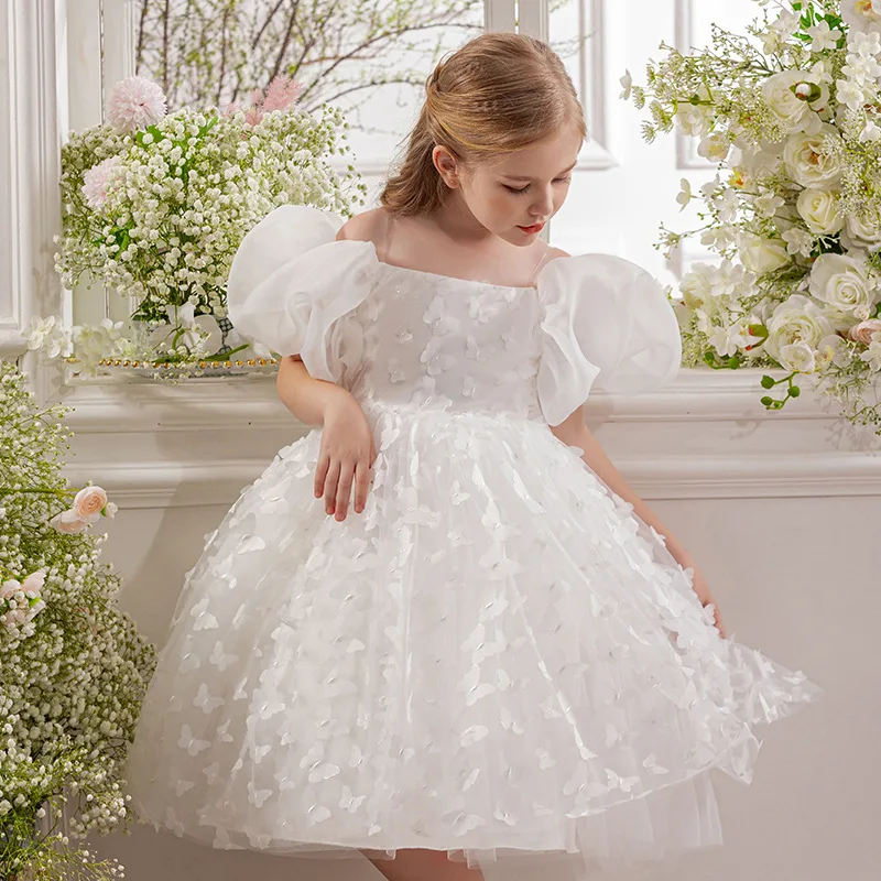 

Girls Clothes Children's Birthday Ball Flower Girl Dresses Piano Performance Kids Dresses for Girls Kids Clothes Wedding Dress