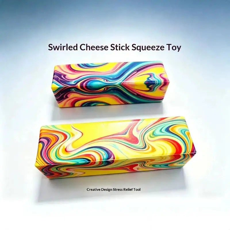 

1PC Antistress Butter Stick Stress & Anxiety Relief Fidget Toys Slow Rising Squishy Squeeze Elastic Cheese Stick Prank Toys