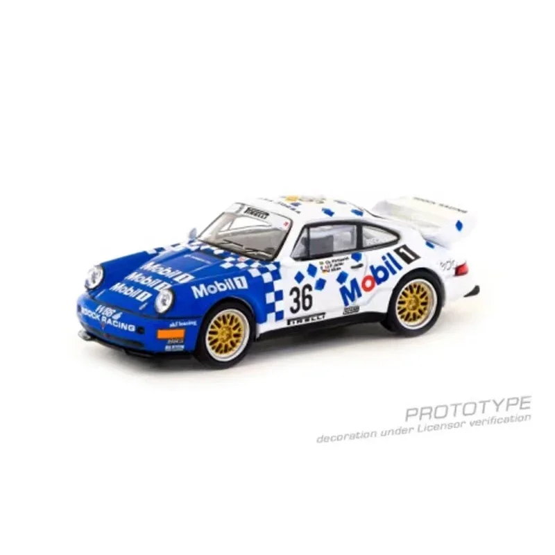 Tarmac Works 1:64 합금 모델 자동차 911 RSR 3.8, 24 시간 SPA 1993 #36 다이 캐스트 컬렉션