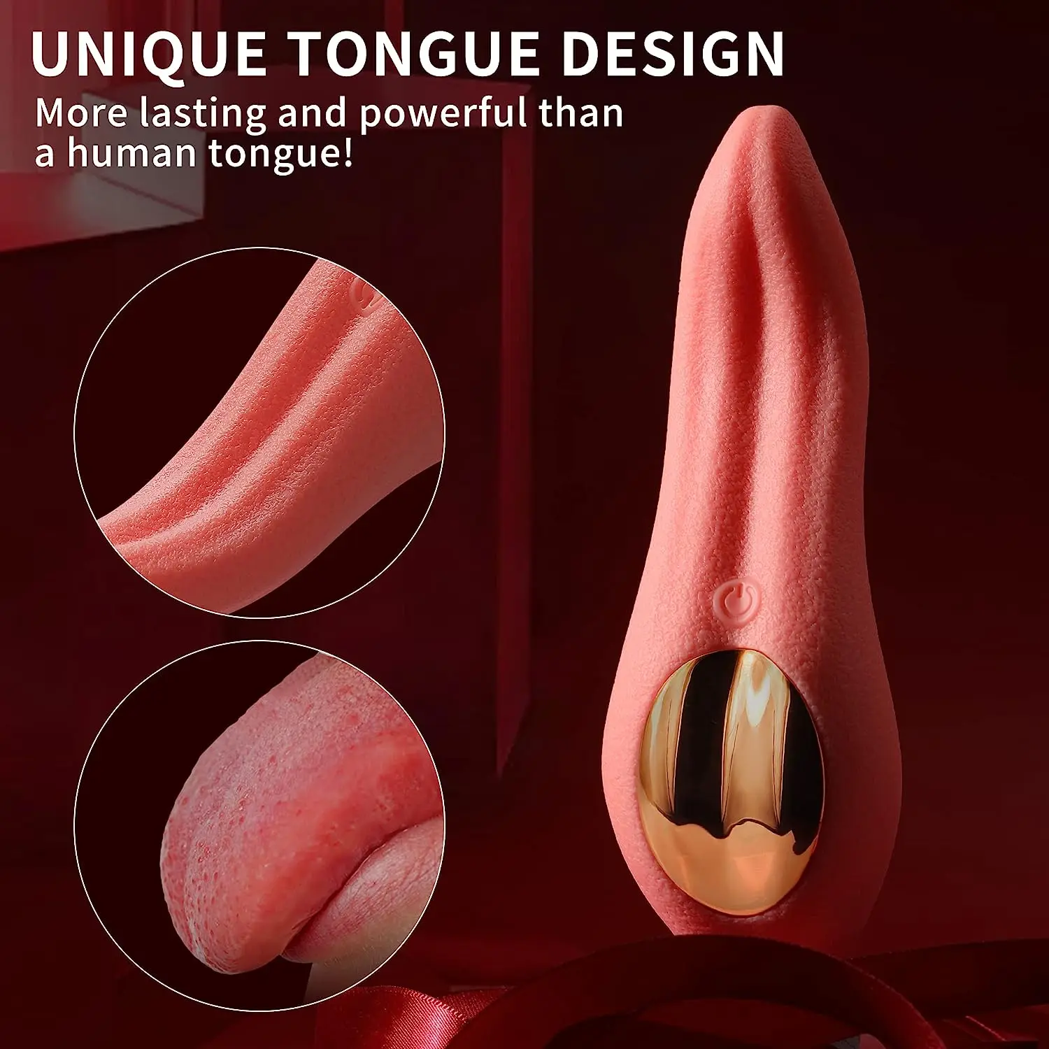 HESEKS Clitoral Tongue Licking Vibrator Soft Silicone Portable G Spot Clitoris Stimulator Sex Toys For Women Couples 18+