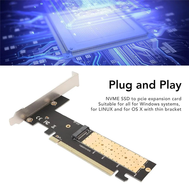 Хорошо сделано-М. 2. Карта расширения жесткого диска Pcie 3.0X16 Карта адаптера Nvme Высокоскоростной M2 Модуль расширения твердотельного жесткого диска SSD