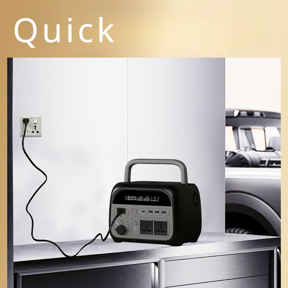 محطة طاقة خارجية، بطارية تخزين طاقة لاسلكية عالية الكفاءة بقدرة 300 وات - 600 وات، مصدر طاقة متنقل في حالات الطوارئ