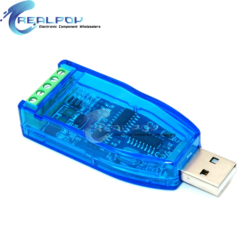 Industrial USB To RS485 Converter Upgrade Protection RS232 Converter Compatibility V2.0 Standard RS-485 A Connector Board Module