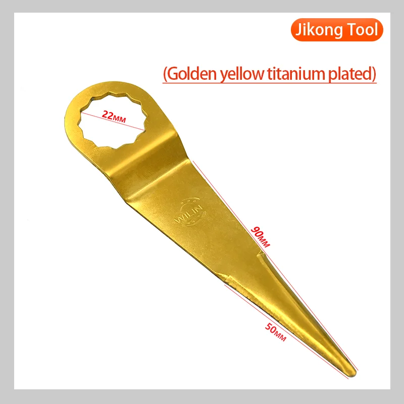 

Pneumatic Auto Glass Removal Knife 90mm Toothless Windshield Sealant Cutting Blade for Car Door Window