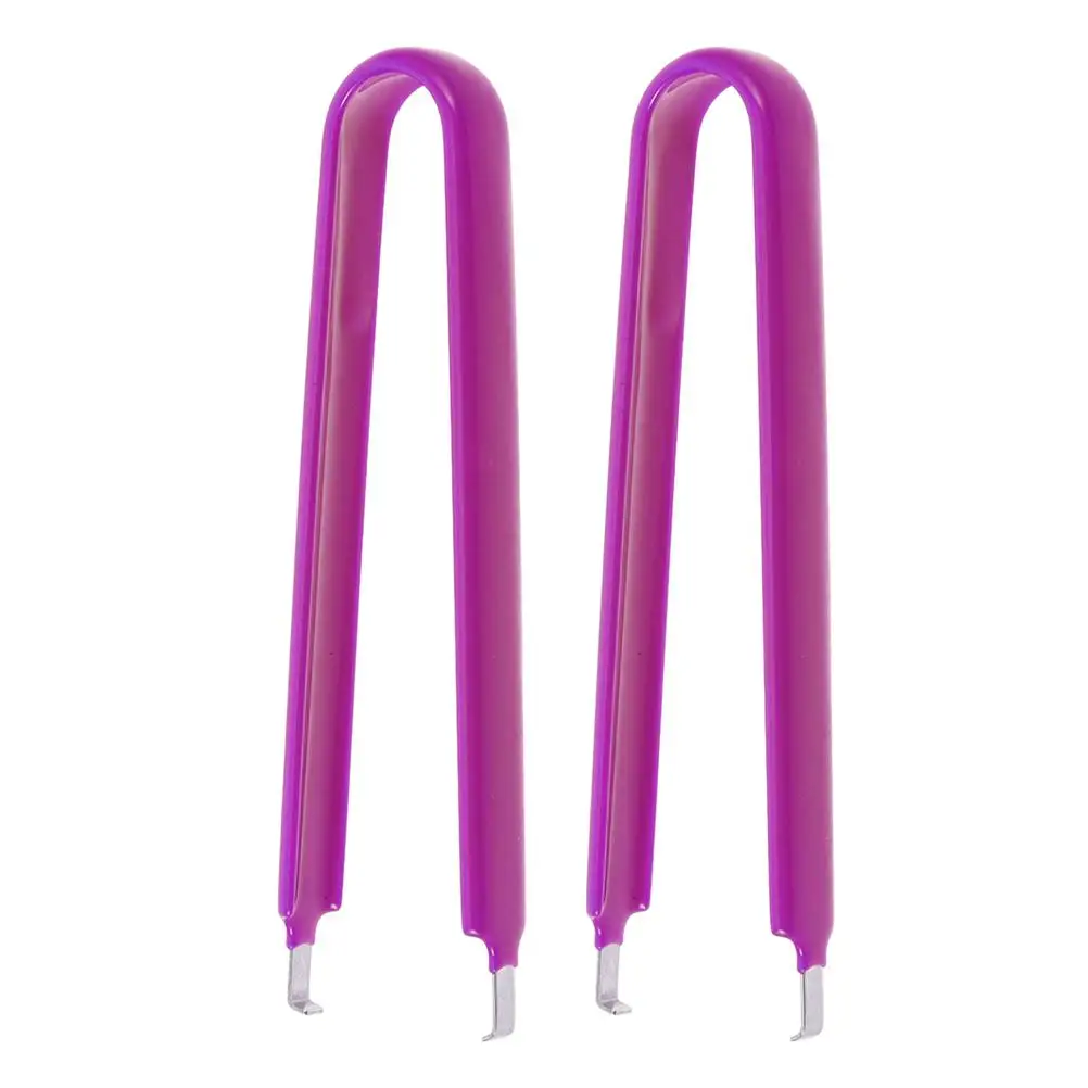 

2pcs Car Removal Tool Motorcycle Fuse Puller Pliers Purple PVC Kit for Automobile Motorcycle Small Engine Tools