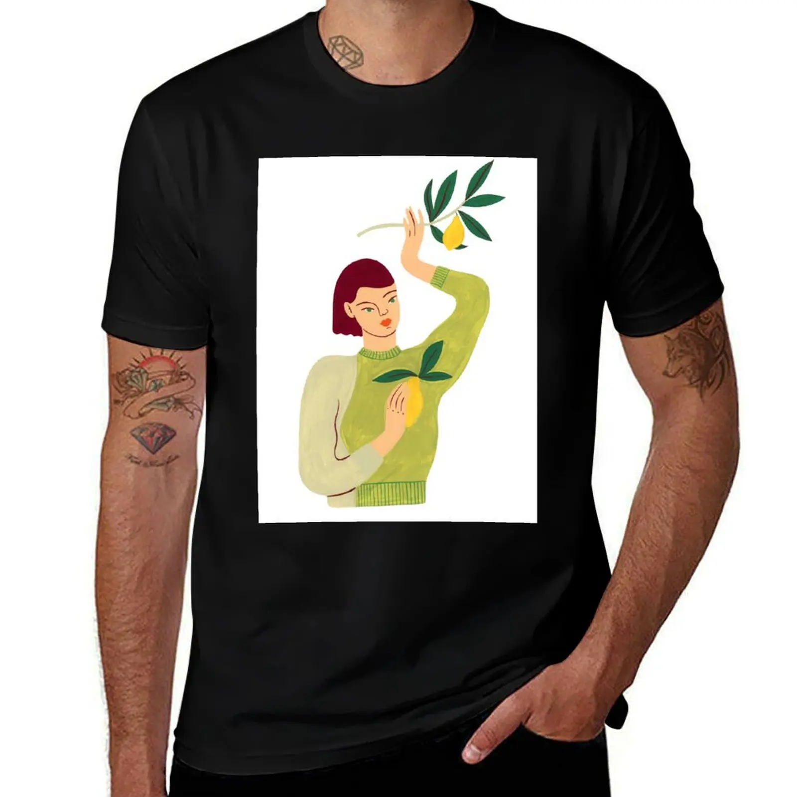 The lemon picker T-Shirt Relaxed Casual Short Sleeve Tee T-Shirt