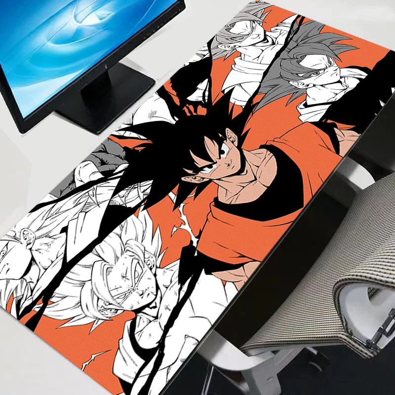 Mouse Pad Dragon Ball Anime Professional E-sports Gamers Speed Pc Gaming Rubber Keyboard Notbook Desk Mat Mousepad 800X300