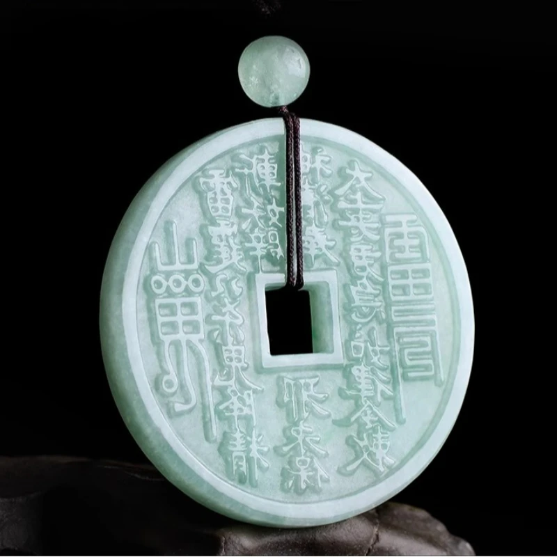 

Новый натуральный круглый брендовый кулон, классические модные универсальные украшения в этническом стиле