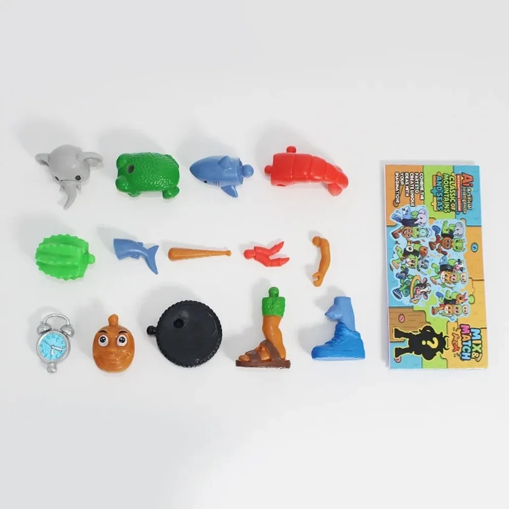 2025 Nuovo Carino Mini Fai Da Te Cervello Italiano Figurine Assemblaggio di Giocattoli Modello di Fusione Ornamenti Da Scrivania Regalo Di Compleanno Per Bambini