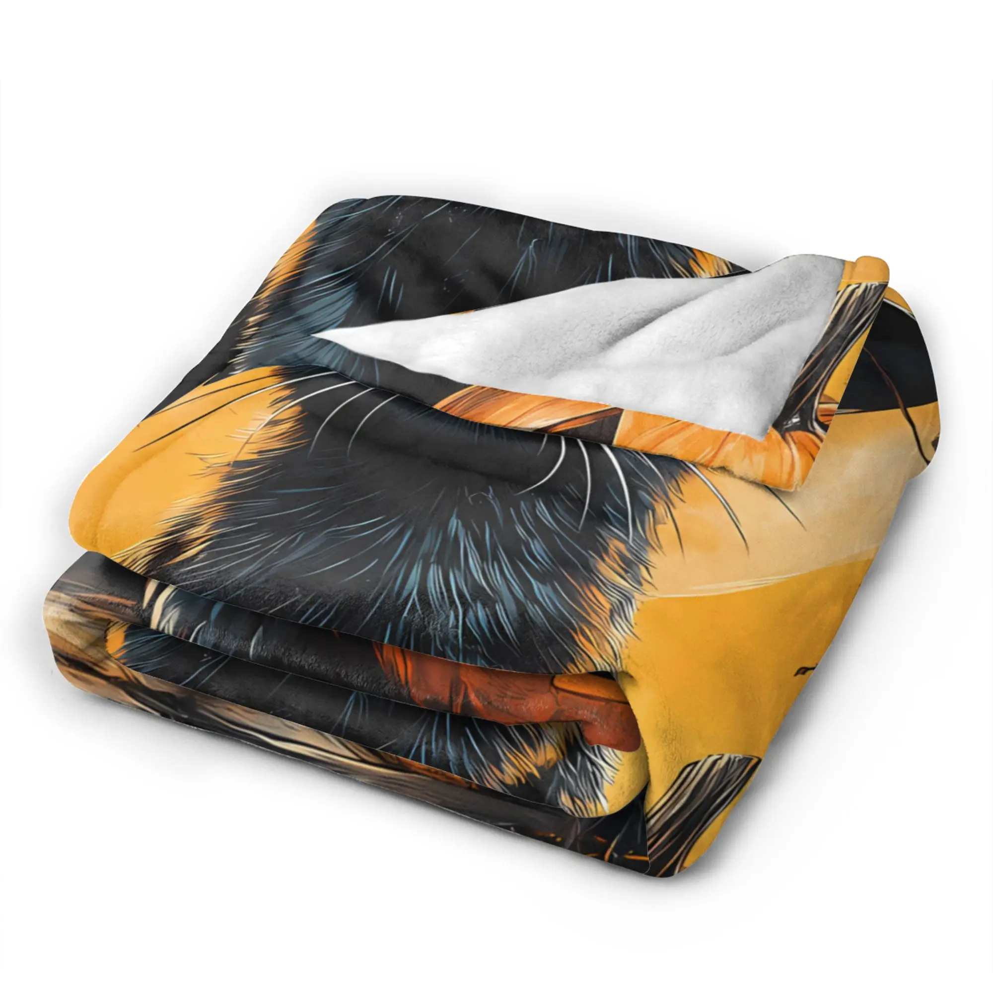 Halloween Pumpkin Autumn Flannel Blanket Winter  Super Soft Throw Blanket for Children Bedroom Street Trend Bedspread Sofa Bed