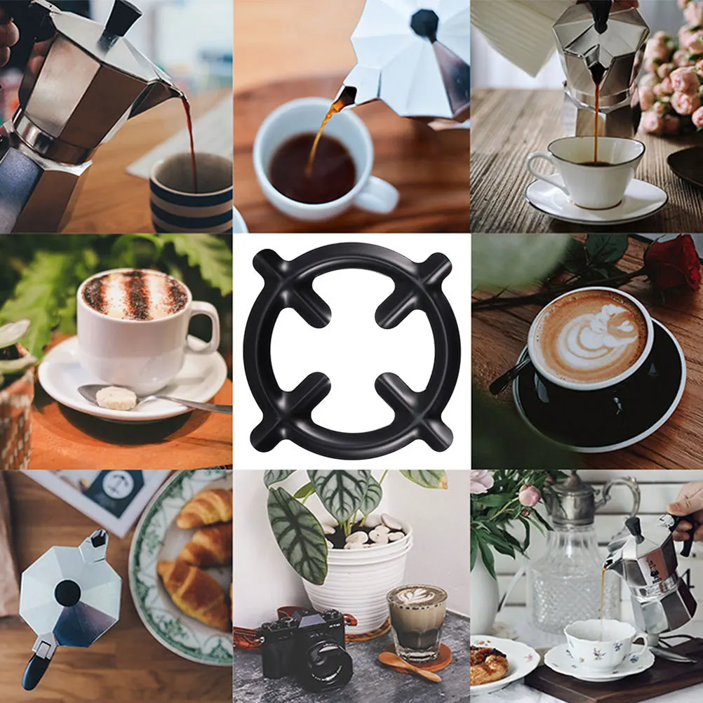 

Gas Stove Wok Ring Cast Iron Support Rack Pot Stand Coffee Maker Holder Burner Grate Simmer Trivet Reduction