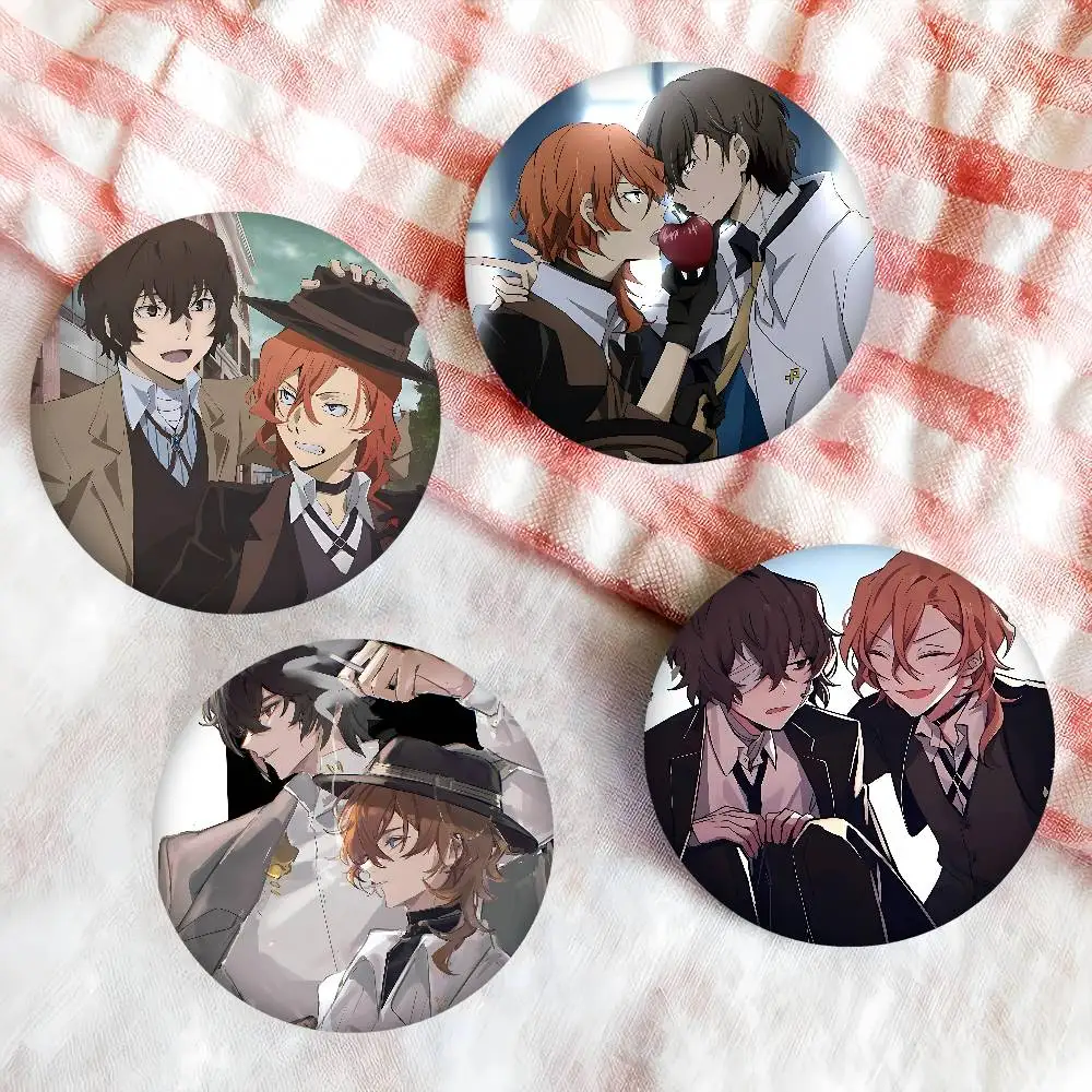 Bungo الضالة الكلاب Dazai Chuuya تخصيص لينة زر دبوس للنساء مجوهرات إبداعية مضحك شارة الكرتون عاشق قبعة