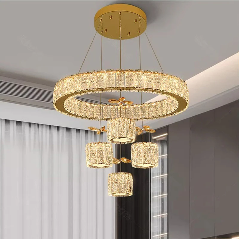 

home decorationPendant lights, luxury crystal living room chandelier, dining room Pendant lamp, ceiling light, indoor lighting