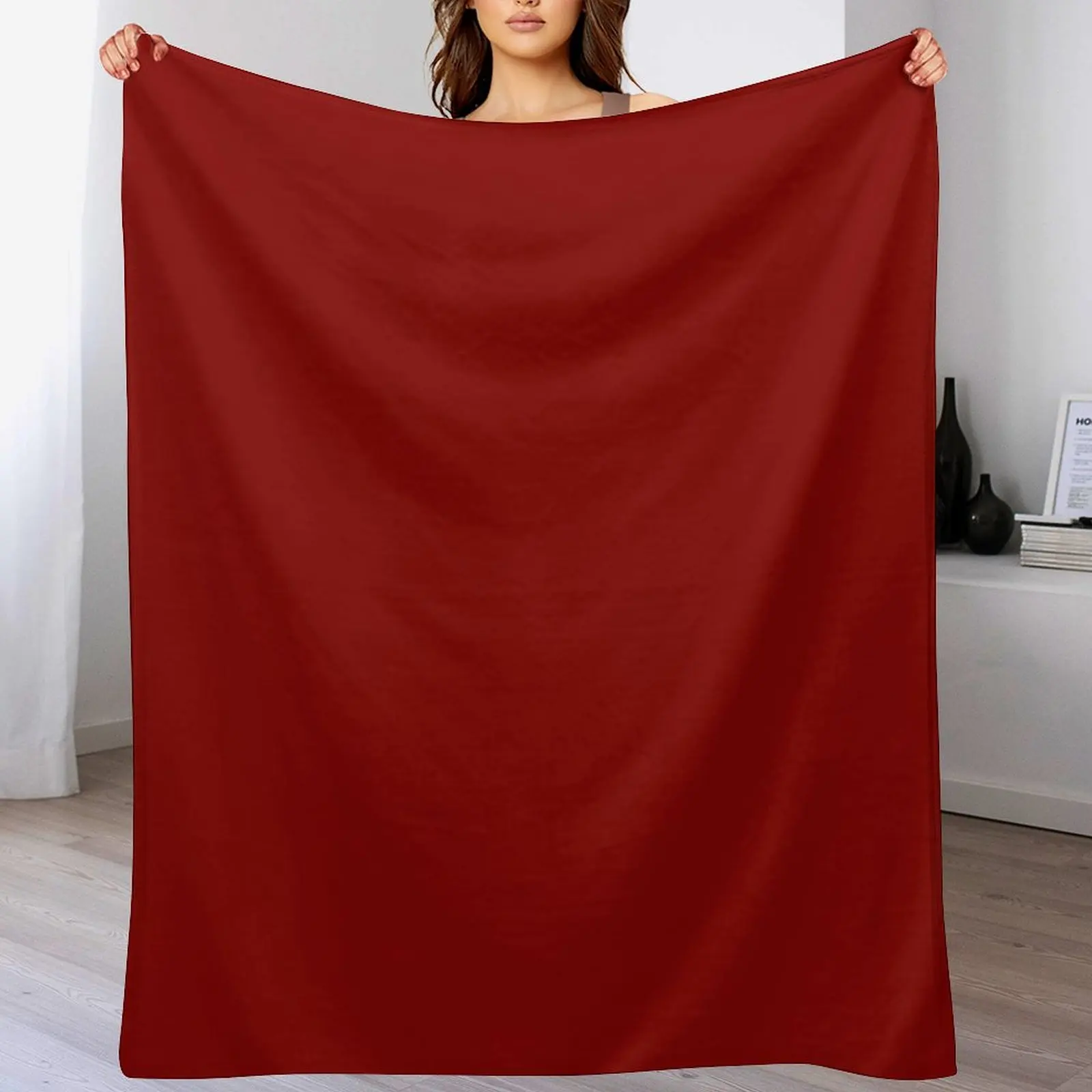 

Maroon Red - Shades of red Throw Blanket Hair Decorative Throw for babies Polar Blankets