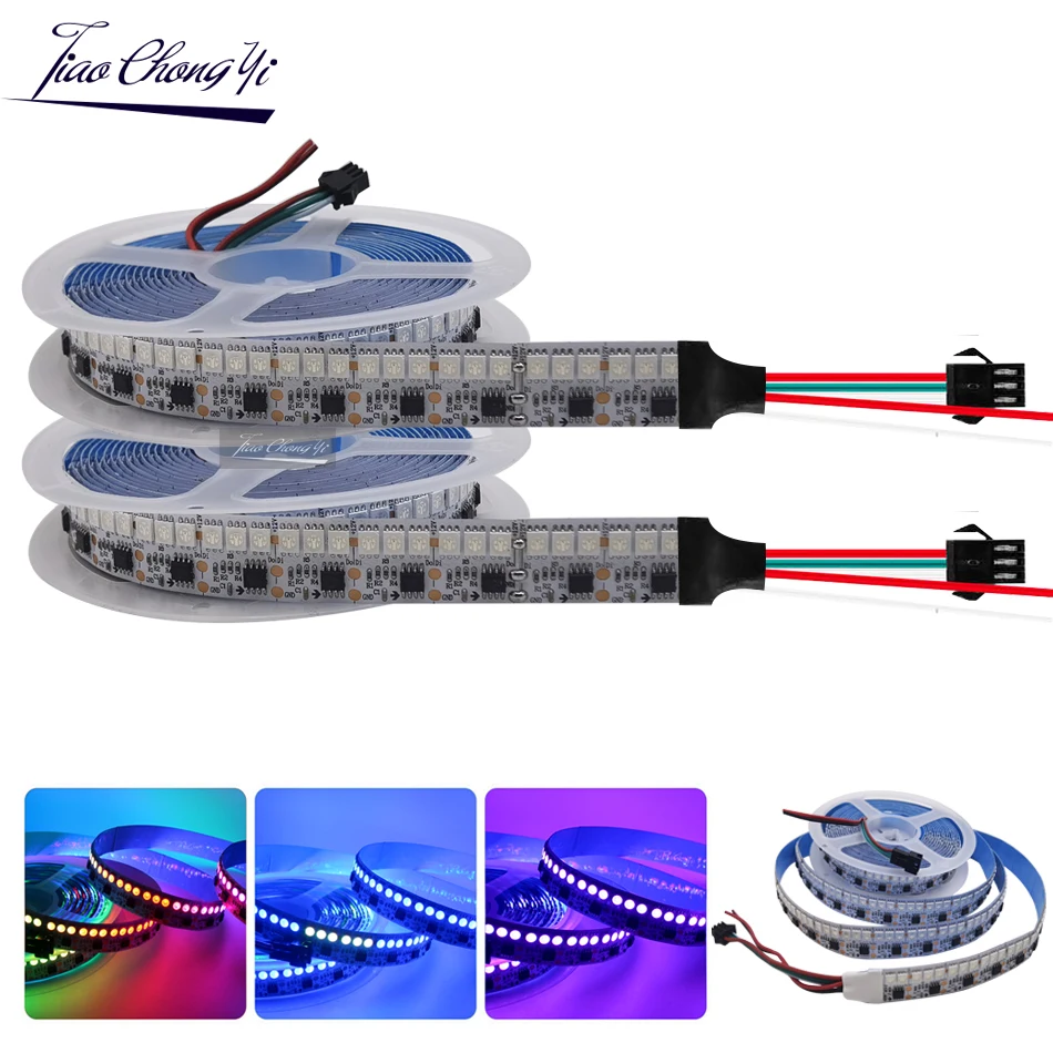 5m 1903 IC RGB LED strip WS2811 180LEDs/m DC12V Addressable Digital Dream full color flexible rgb led Tape light