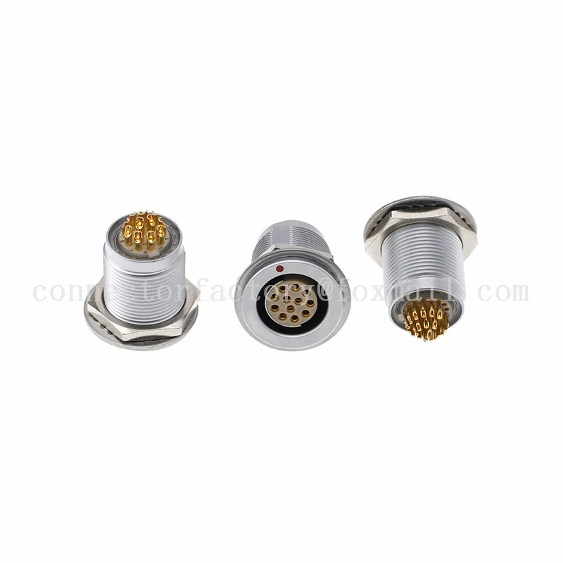 Imagem -06 - Fischer-conector do Soquete de Vácuo Push-pull Plugue de Travamento Automático Impermeável Vácuo Ip68 105f 3f 10 Pin 12 15 16 18 24 27 40