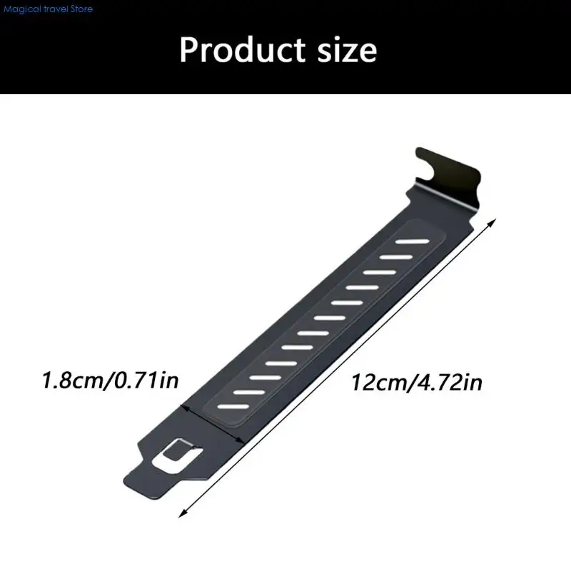 

76HD 5 шт. 12 см металлическая крышка слота PCI пылезащитные пластины для слотов расширения ПК, обеспечивающие длительную к пыли