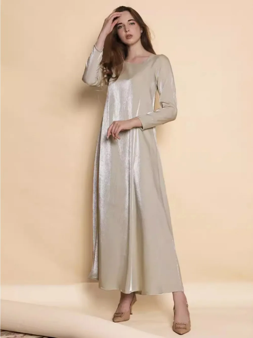 Eid Muslim Dress Two Pieces Women Cardigan Robe Suit Dresses Jalabiya Ramadan Morocco Abayas Dubai Islam Vestidos Modest Kaftan