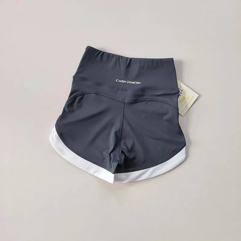 Hochgeschnittene Yoga-Shorts für Damen, Fitness, Push-Up, Po-Formend, Gym, Sport, Radfahren, Laufen, Leggings für Frauen – Detail 22
