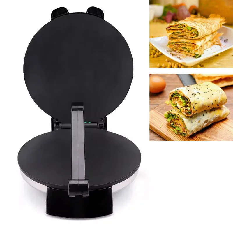 Zatwierdzona 2000W 10-calowa nieprzywierająca maszyna do robienia Chapati Tortilla Rotimatic Roti Maker Roti Chapati Maszyna do robienia Pita