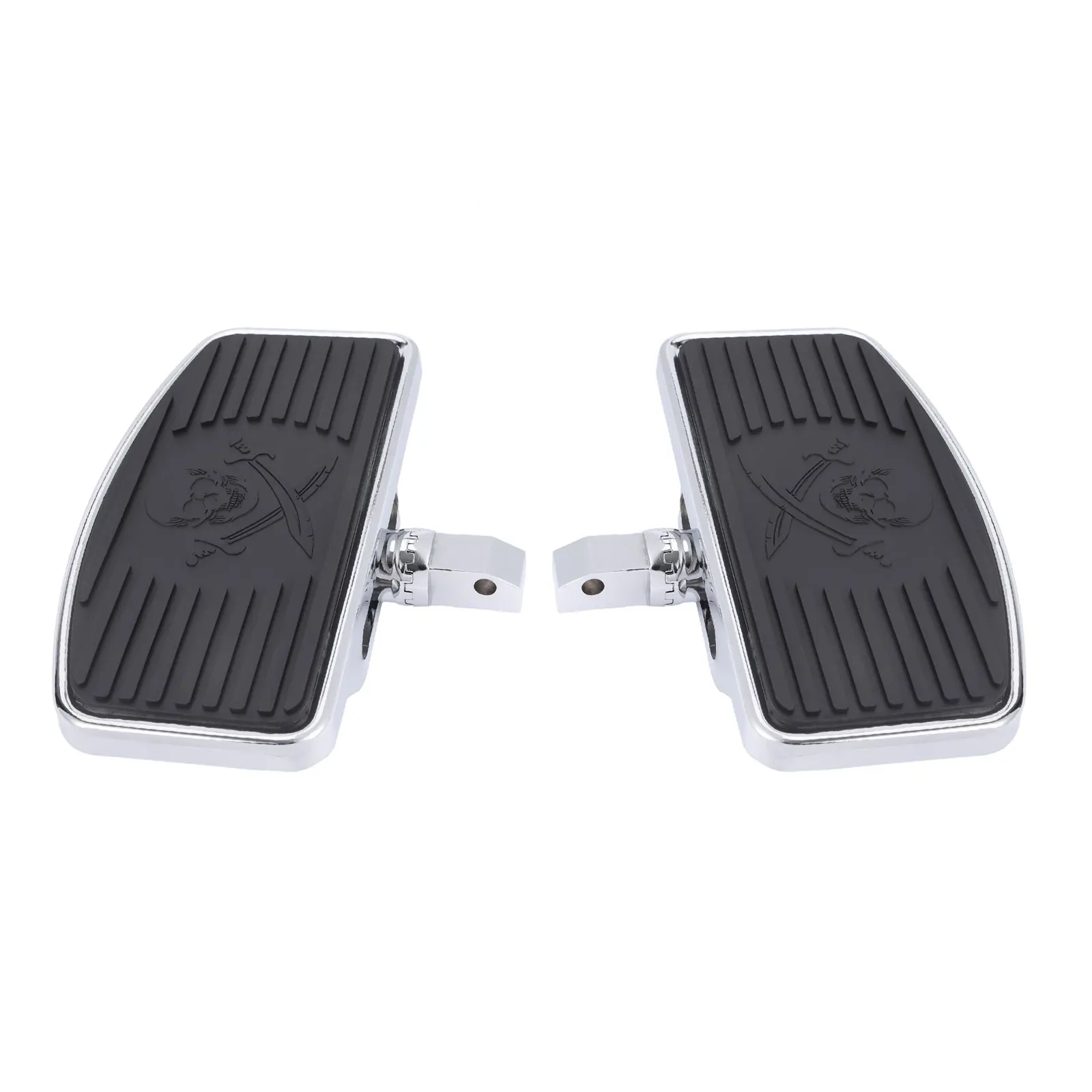 Motorcycle Footpegs Footboards Rear Passenger Foot Pedals Footrests For Honda VTX 1800 1300 Shadow VT750 for Suzuki VL400 VL800