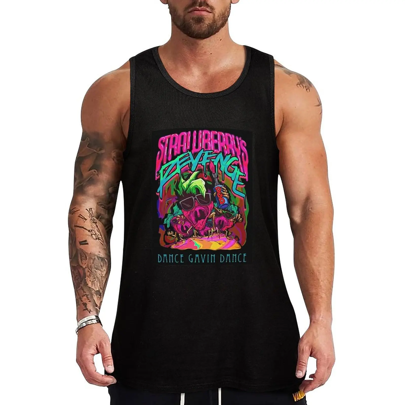 

Dance gavin dance Merch Dance gavin tees Tank Top Utility Tank Top Workwear Casual Sleeveless Top
