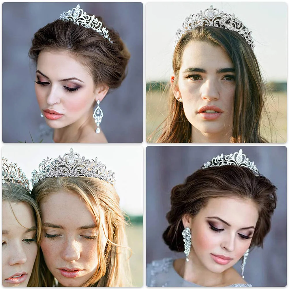 

Rhinestone Headband Wedding Party Festival Hair Accessory Crown Tiara Bridal Crown Bridal Hair Accessories Hairband Headdress