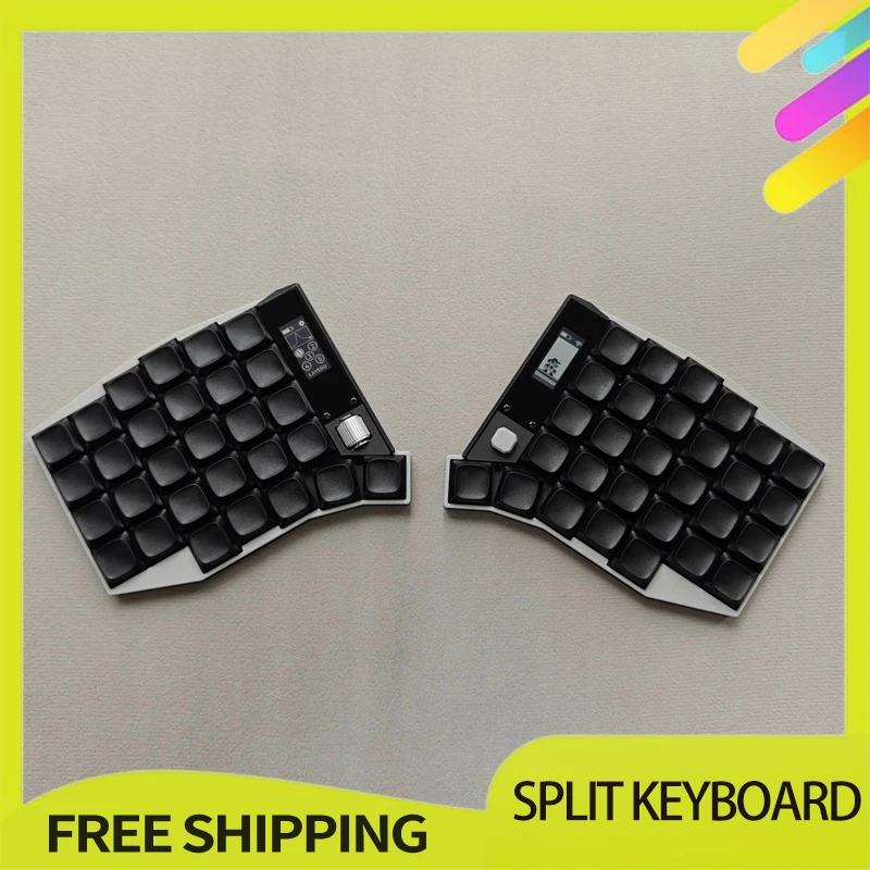 

Sofle Split Keyboard Kit Dual Mode Bluetooth 2.4G Wireless Split Keyboard Kit Customize 58 Keys Hotswap Choc Switch ZMK PC Gamer