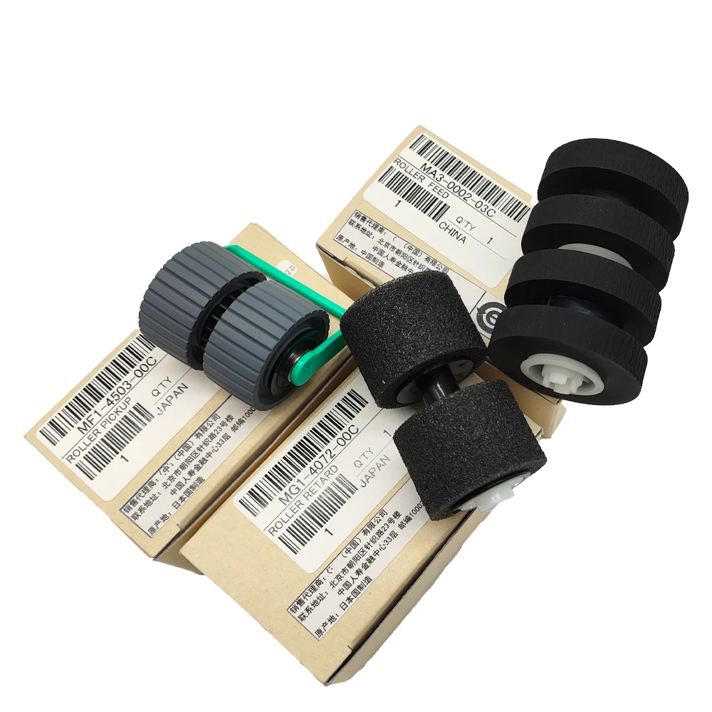 Genuine Pick Roller + Brake Roller For Canon DR-X10C 2418B001 (2418B001AA) MF1-4503-000 MG1-4072-000 MA3-0002-03