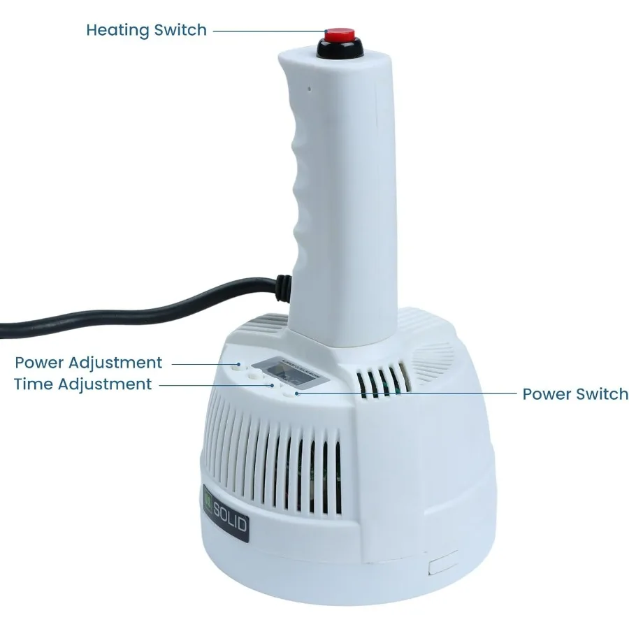 Ручной индукционный упаковщик 20110 мм, регулируемый портативный электромагнитный нагревательный колпачок для пластиковых стеклянных бутылок, мощность Tim