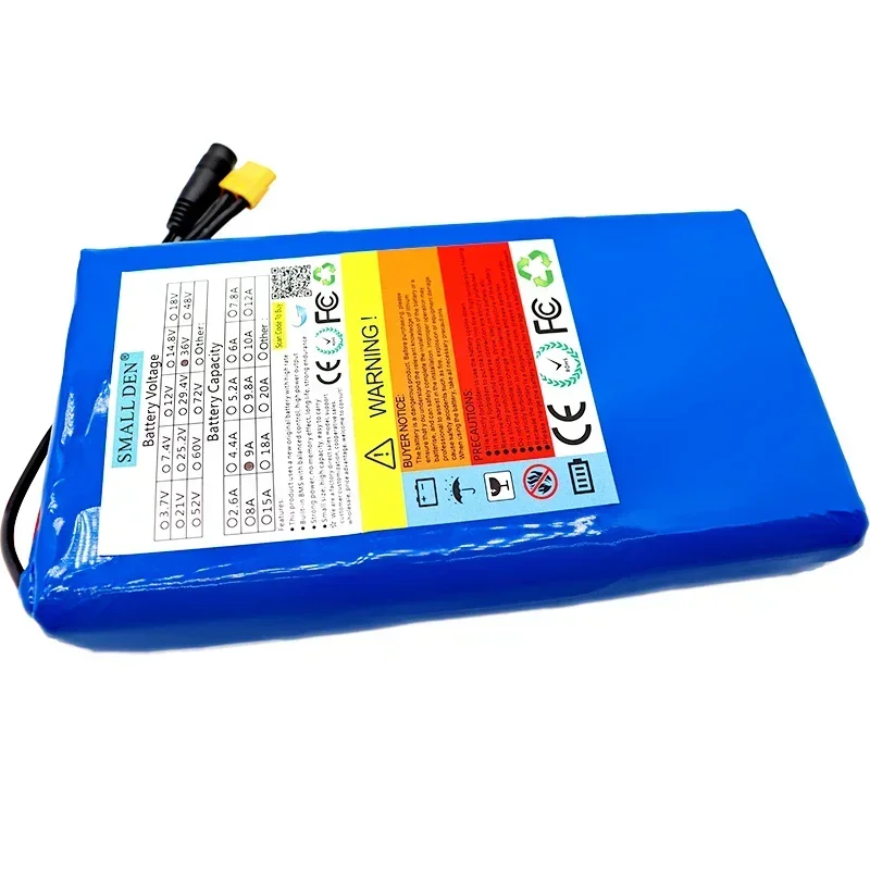 36V 10Ah 10S3P 18650 high-power car ultra-thin portable battery with BMS suitable for large capacity lithium-ion battery packs