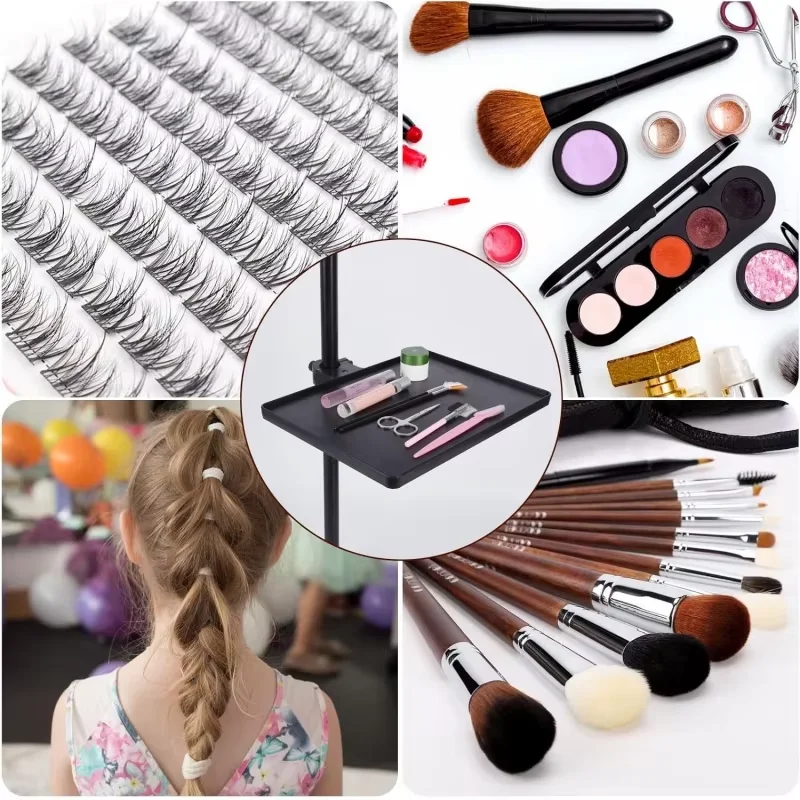 1pcs Professional Eyelash Extension Tool Tray Adjustable Stand Salon Organizer for Tweezers Glue Cotton Swabs Nail Art Supplies