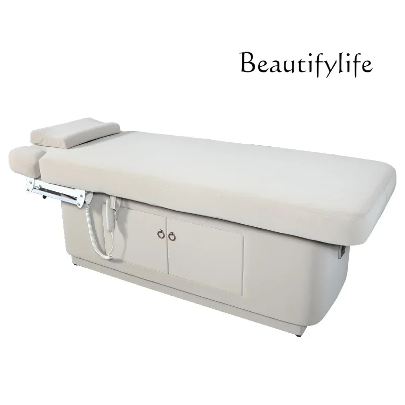 Beauty salon special constant temperature heating massage bed multi-functional beauty treatment bed